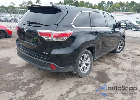 2015 Toyota Highlander Le Plus V6 из США, поврежденный, VIN 5TDBKRFH6FS080530